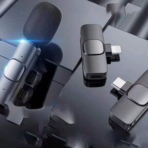 Wireless Lavalier Microphone One for Two Wireless Microphone